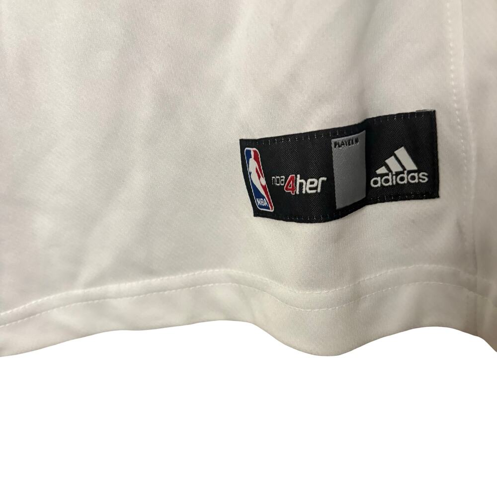 Lakers Kobe Bryant 24 NBA4her White Jersey Adidas Size Small NBA Patch Cute - Picture 6 of 8